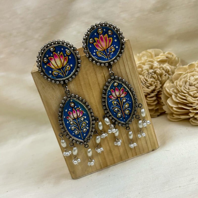 Ethnic Hand crafted Tanjore Art Dangler - Image 3