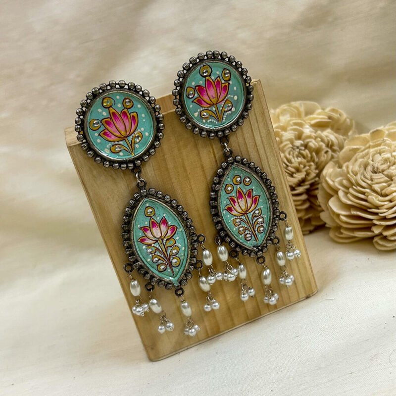 Ethnic Hand crafted Tanjore Art Dangler - Image 2