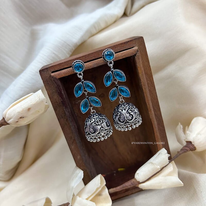 Chandilier Layered Jhumkas - Image 7