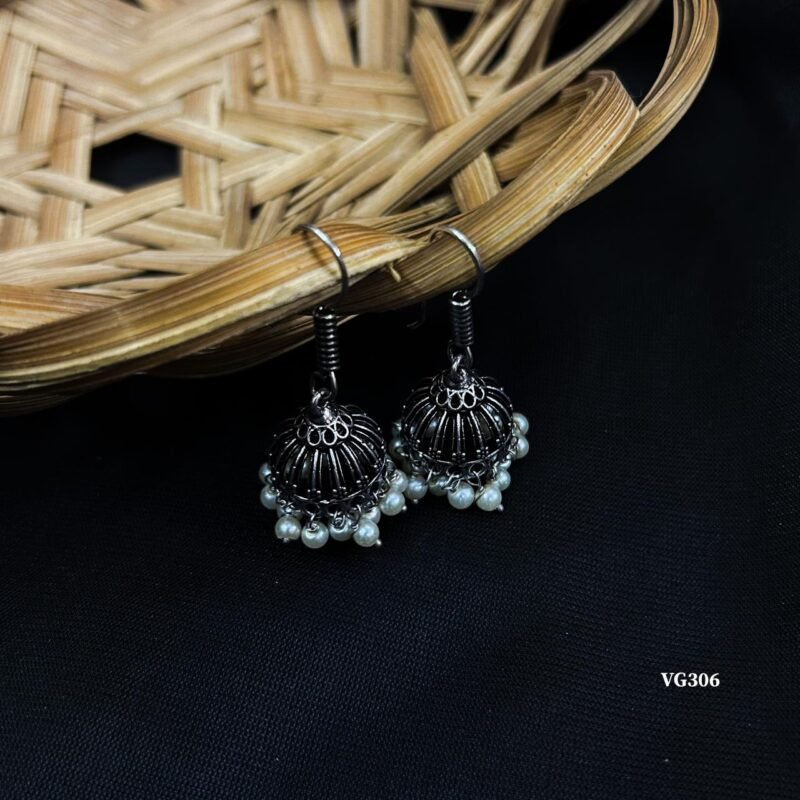 Dailywear Jhumkas - Silver