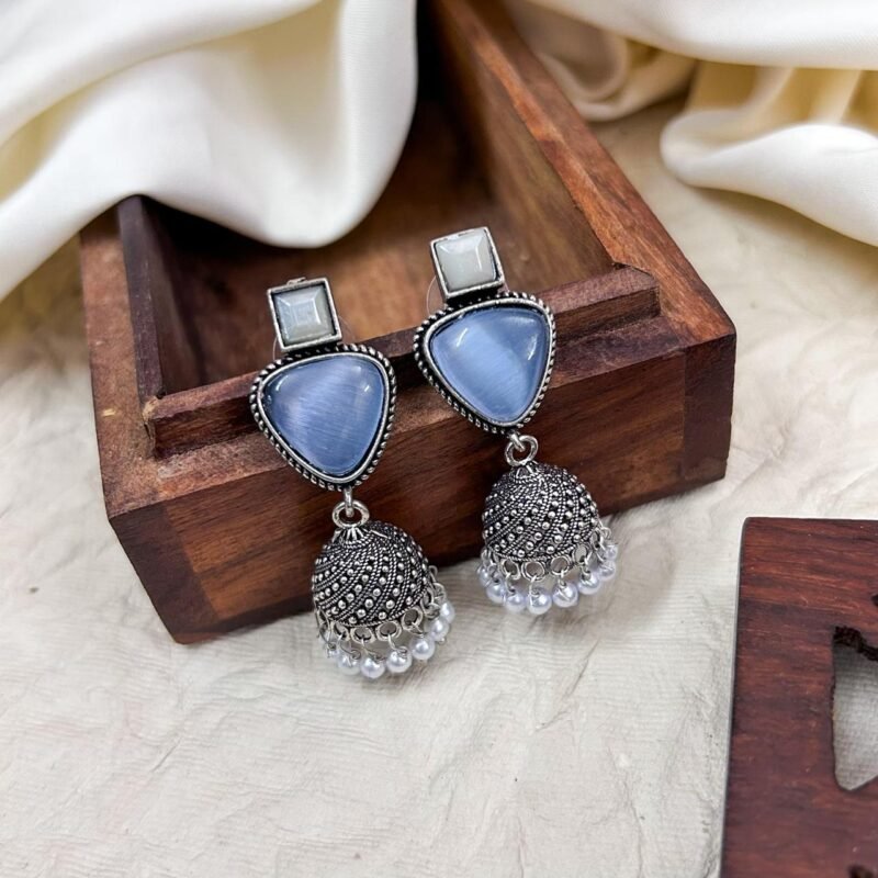 Trikon Jhumkas - Image 2