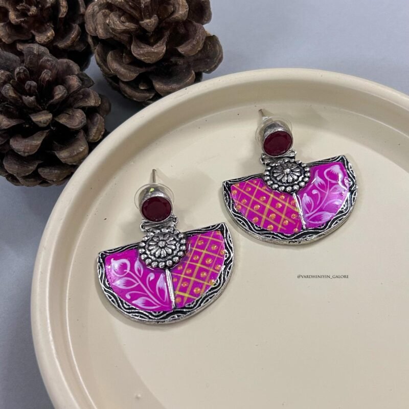 Anoushka Ethnic Handpainted Danglers