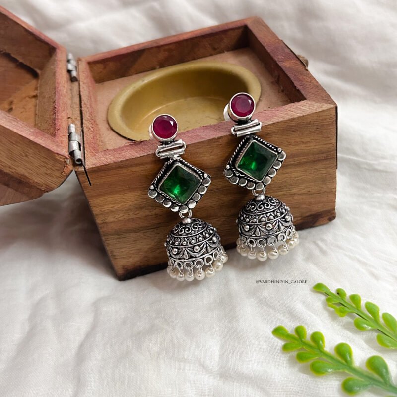 Vasundara Layer Jhumkas - Image 2
