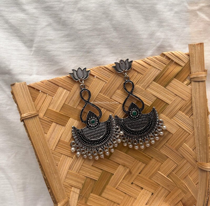 Iravati Lotus Danglers - Image 6