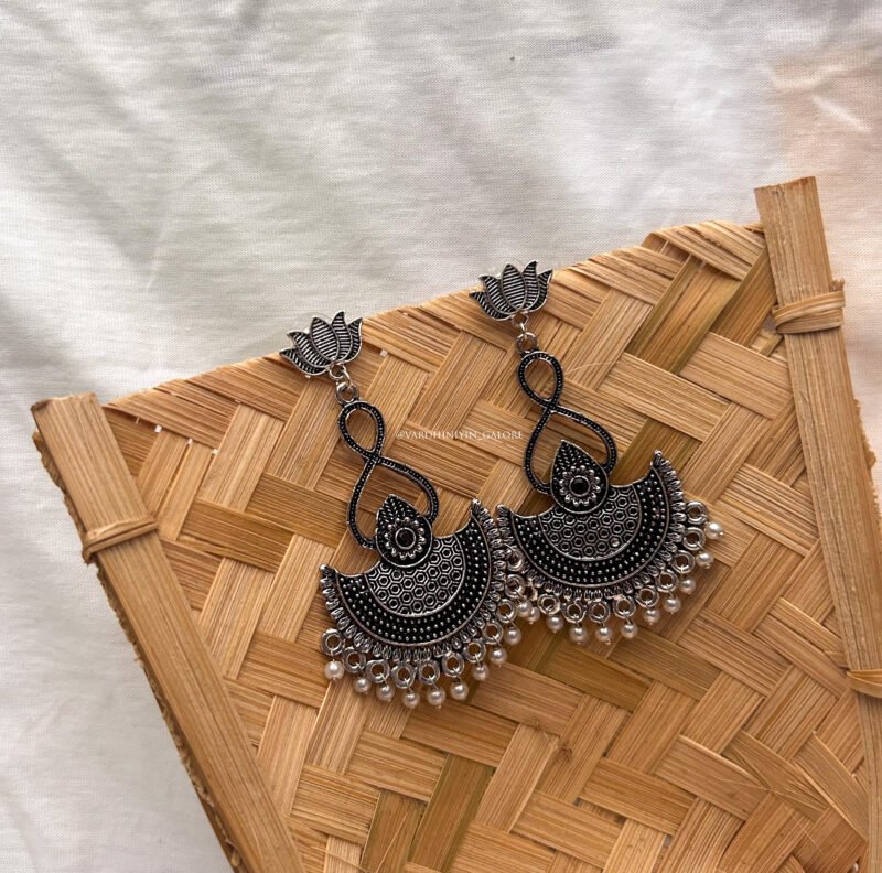 Iravati Lotus Danglers - Image 4