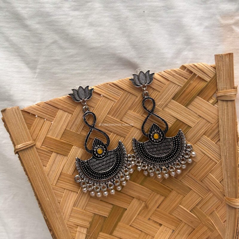 Iravati Lotus Danglers - Image 2