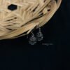 Hook Jhumkas - Silver
