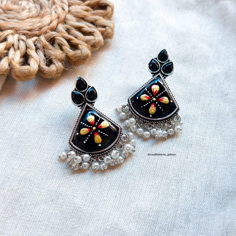 Gohar - Handpainted Danglers - Image 3