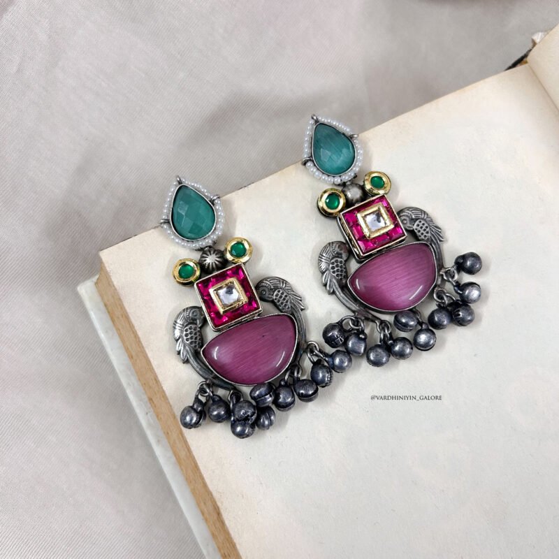 Sahista Silverlookalike Danglers