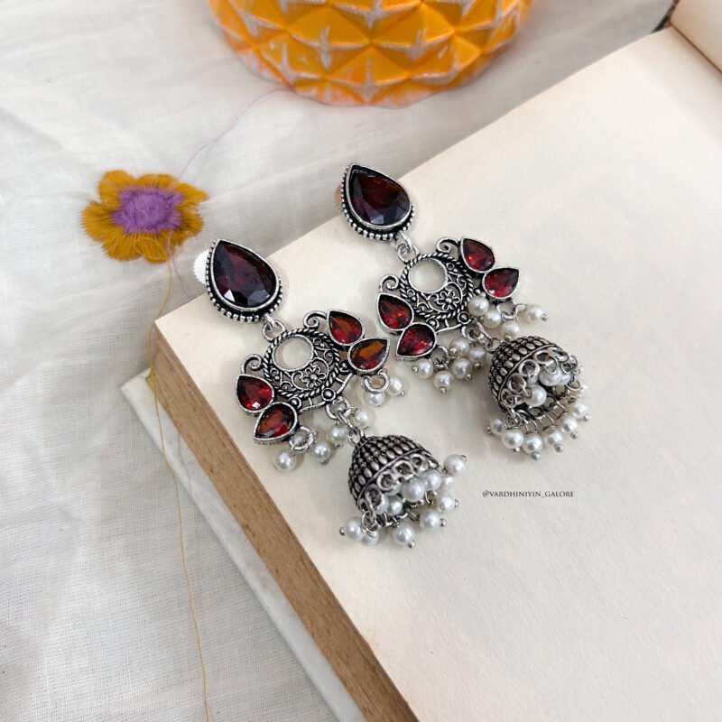 Melati Long Jhumkas - Image 6