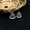 Hook Jhumkas - Silver