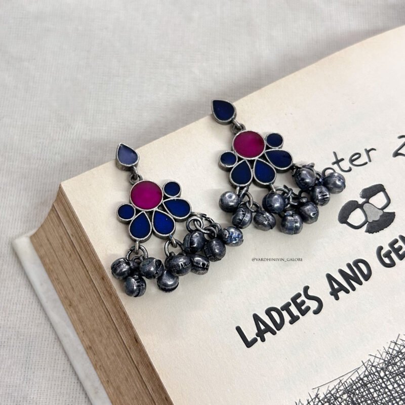 Himani Enamel Handpainted Danglers - Image 2