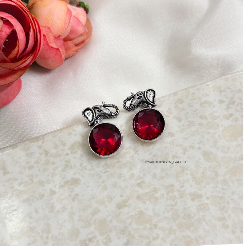 Bella - Ancient Haathi Studs - Image 8