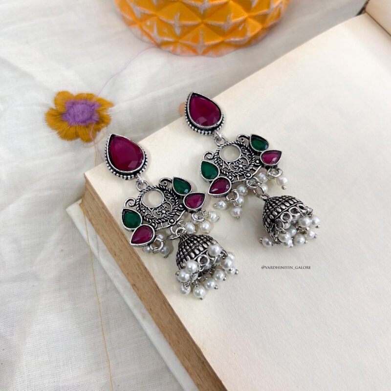 Melati Long Jhumkas - Image 3