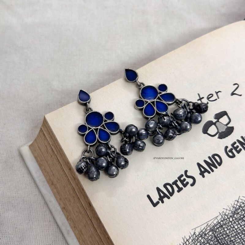 Himani Enamel Handpainted Danglers - Image 3