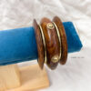 Chettinad wooden Brass Bangle Stack