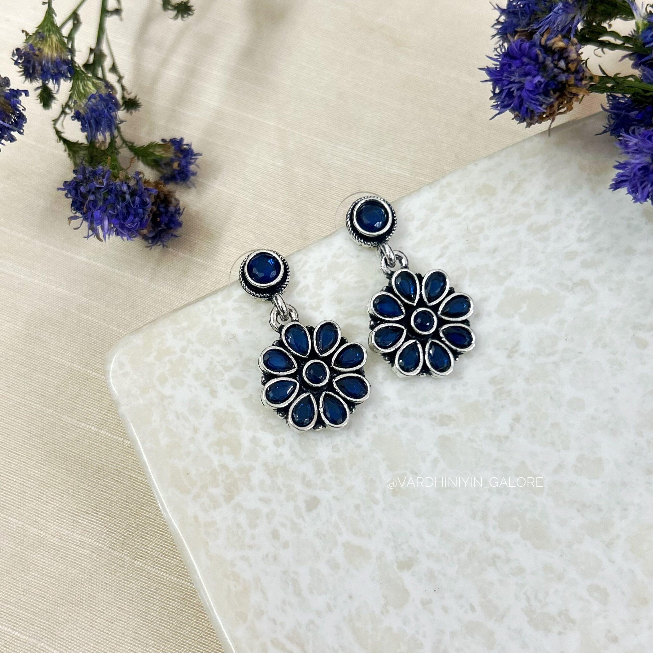 Tara Floral Studs