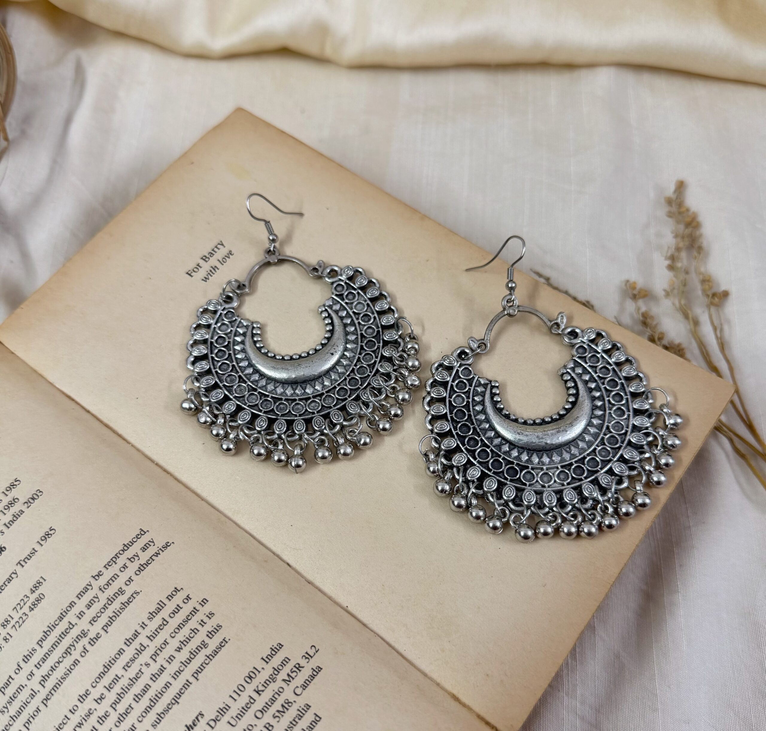 Afghan Danglers-Silver - Image 2