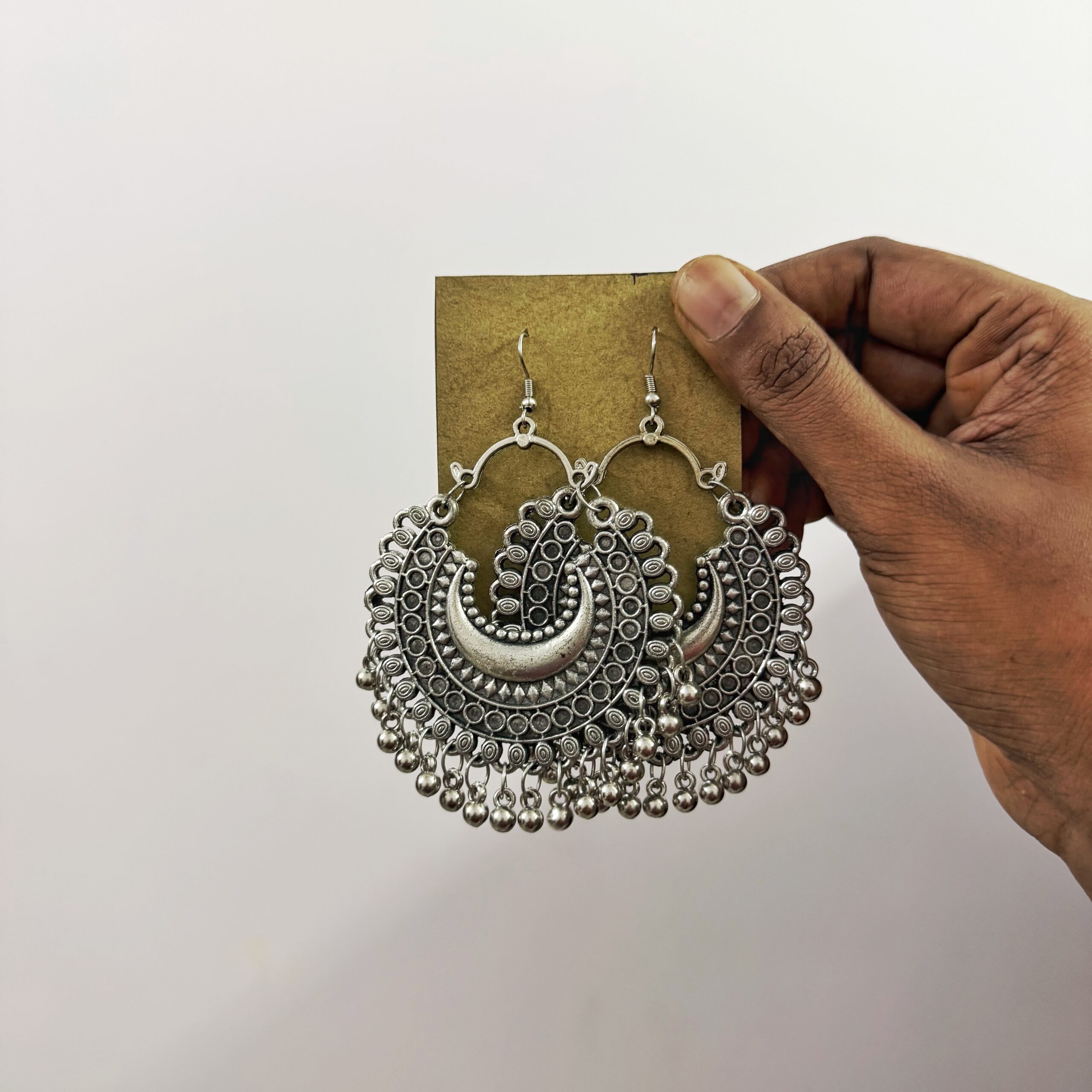 Afghan Danglers-Silver - Image 3