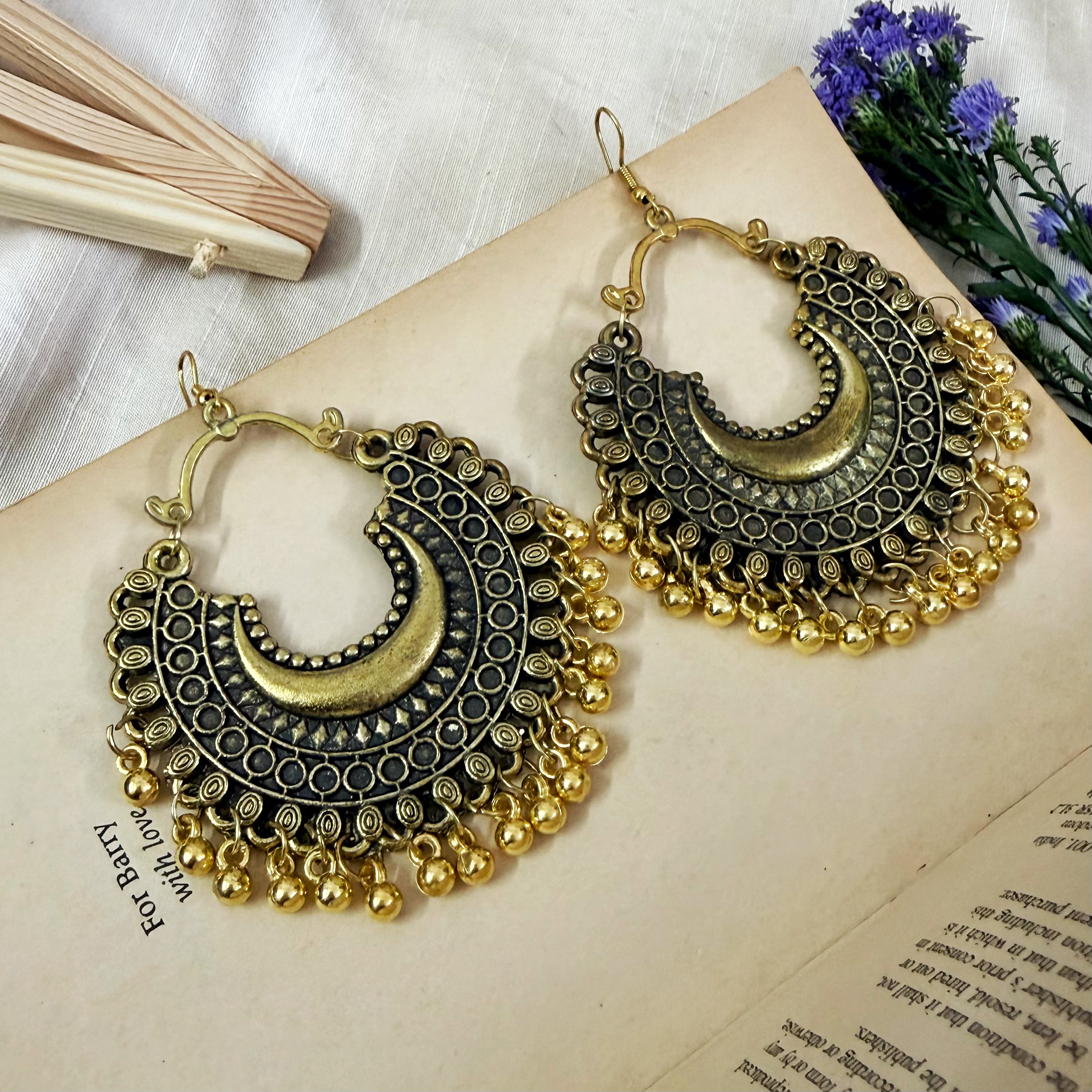 Afghan Danglers-Gold - Image 2