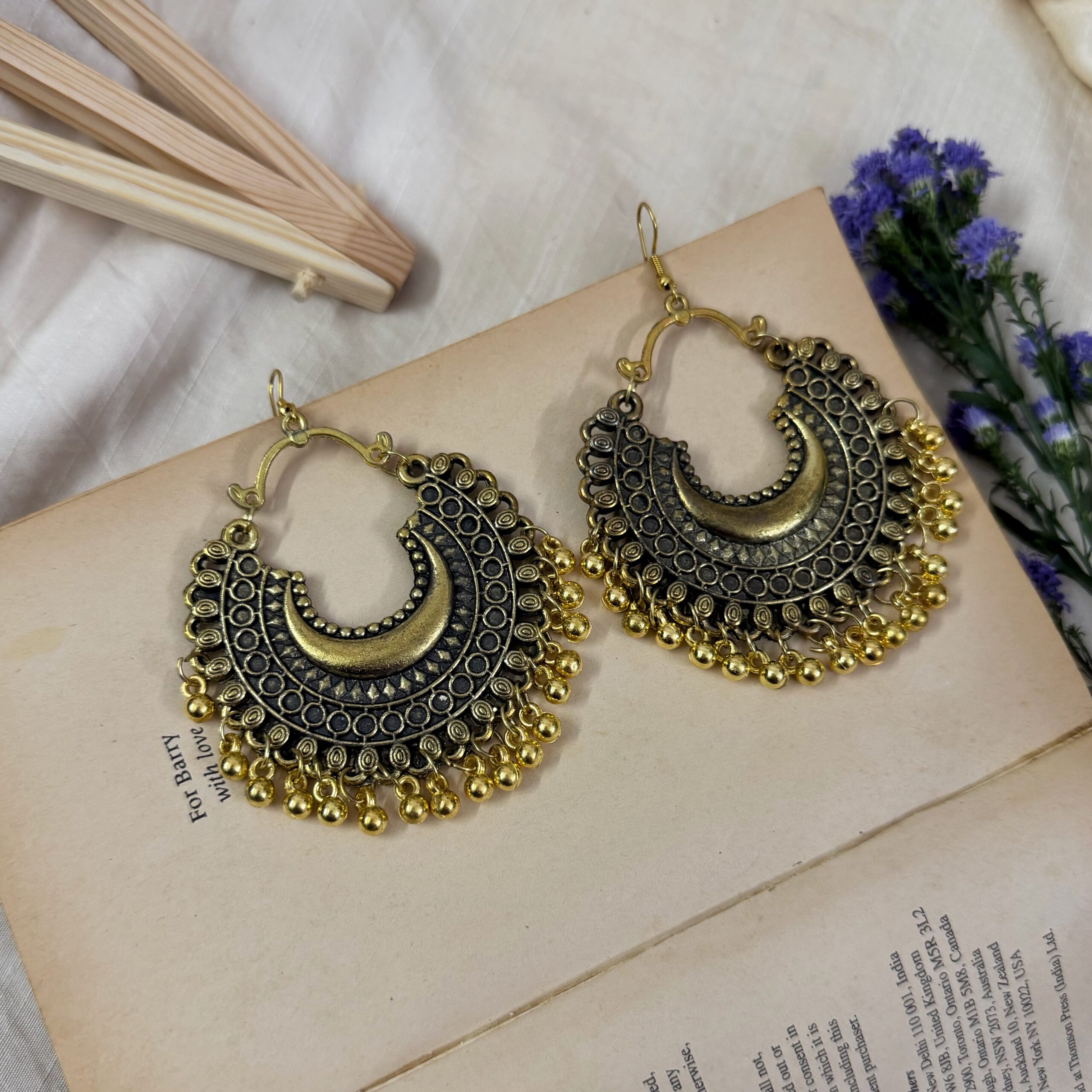 Afghan Danglers-Gold