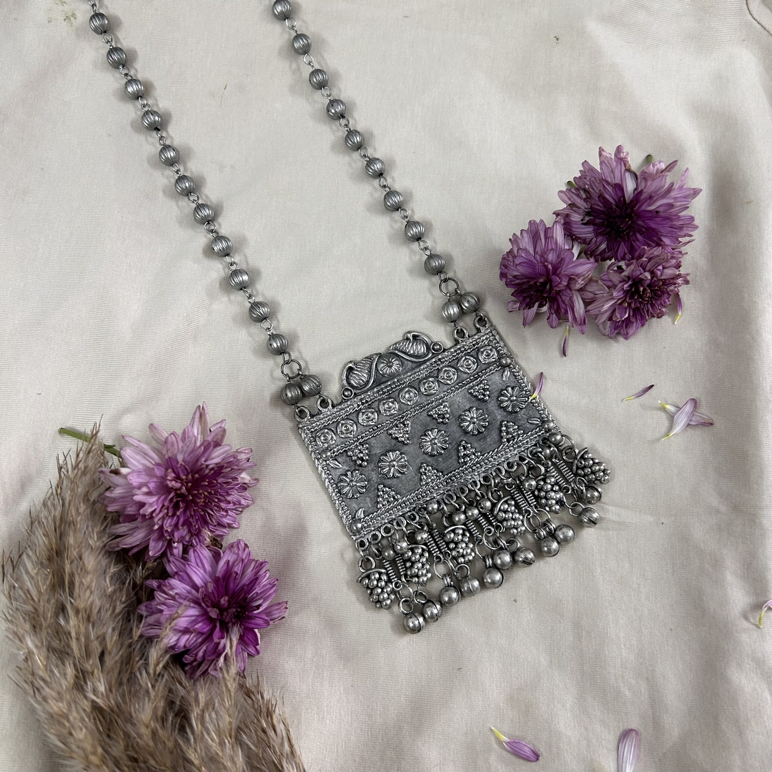 Kadambari Brass Necklace - Image 2