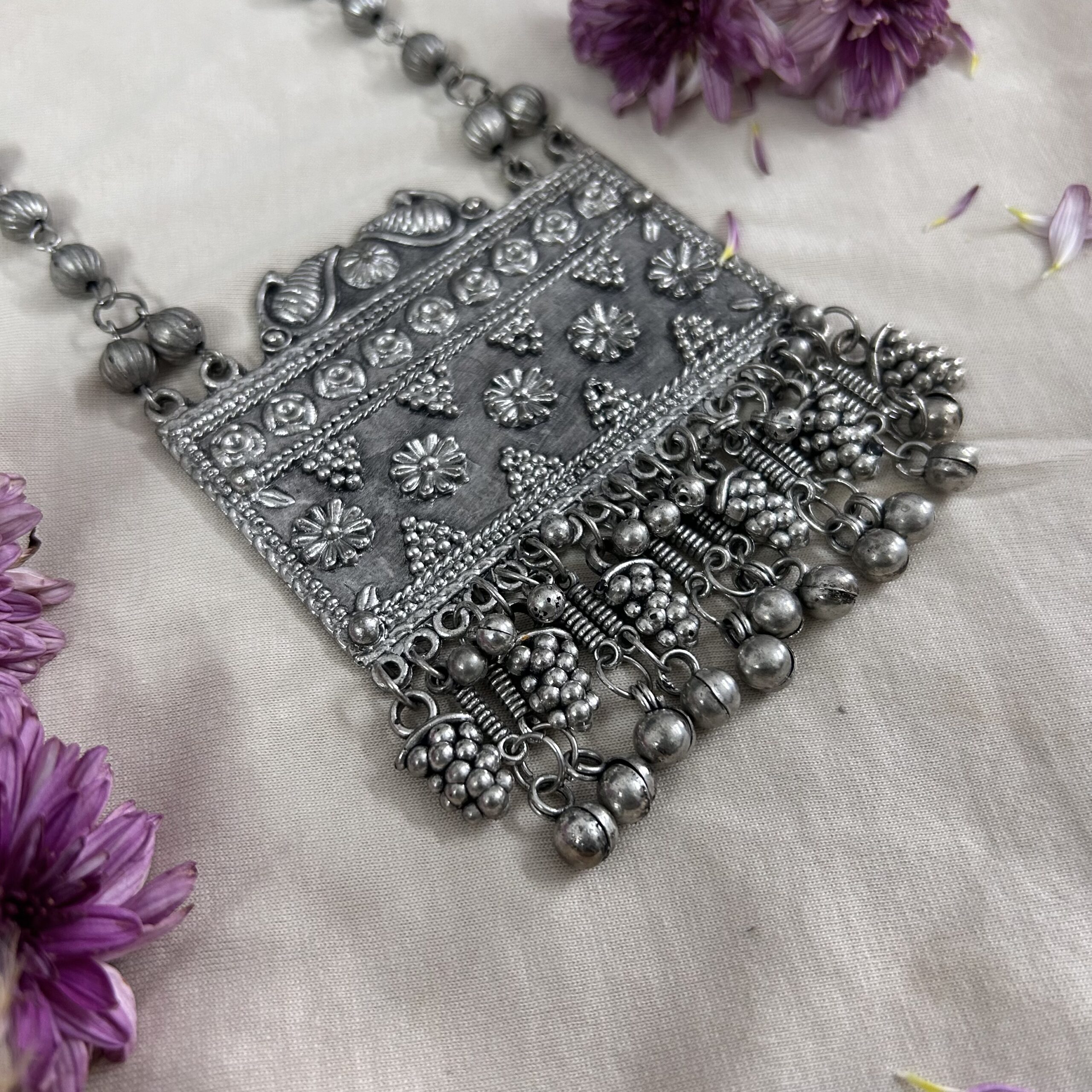 Kadambari Brass Necklace - Image 3