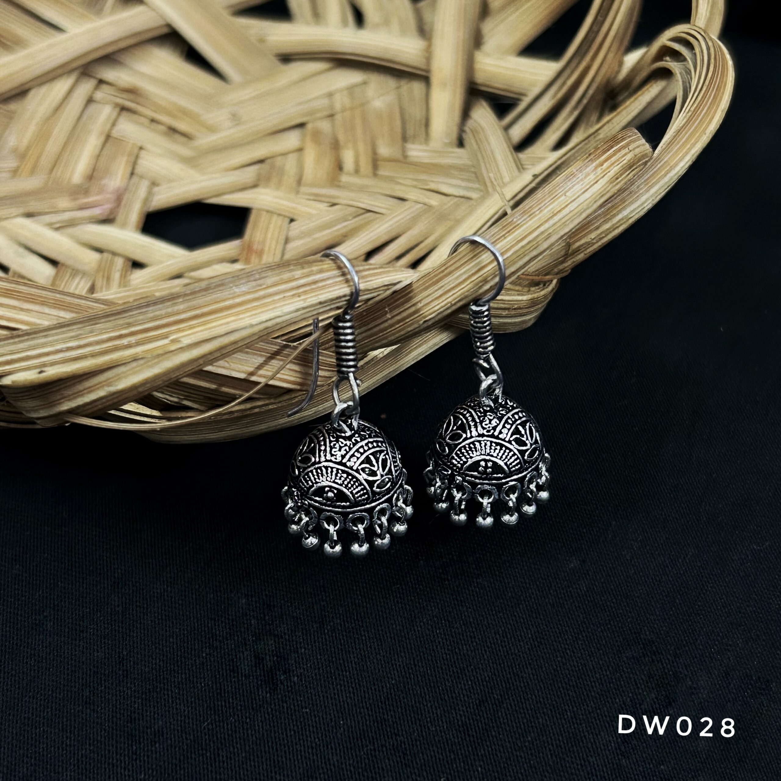 Oxy Silver Hook Jhumki