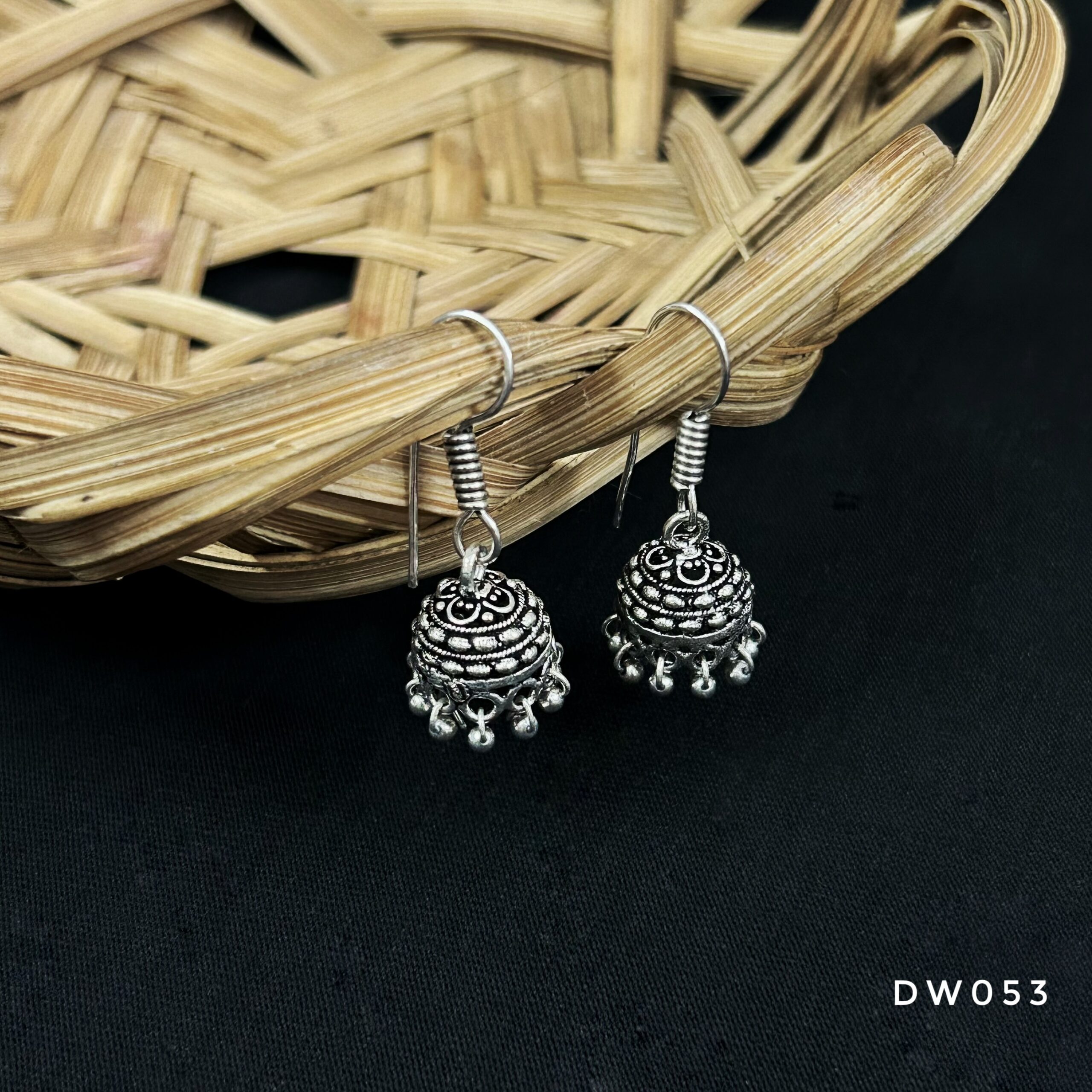 Oxy Silver Hook Jhumki