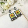 Madhubani Meadow Danglers