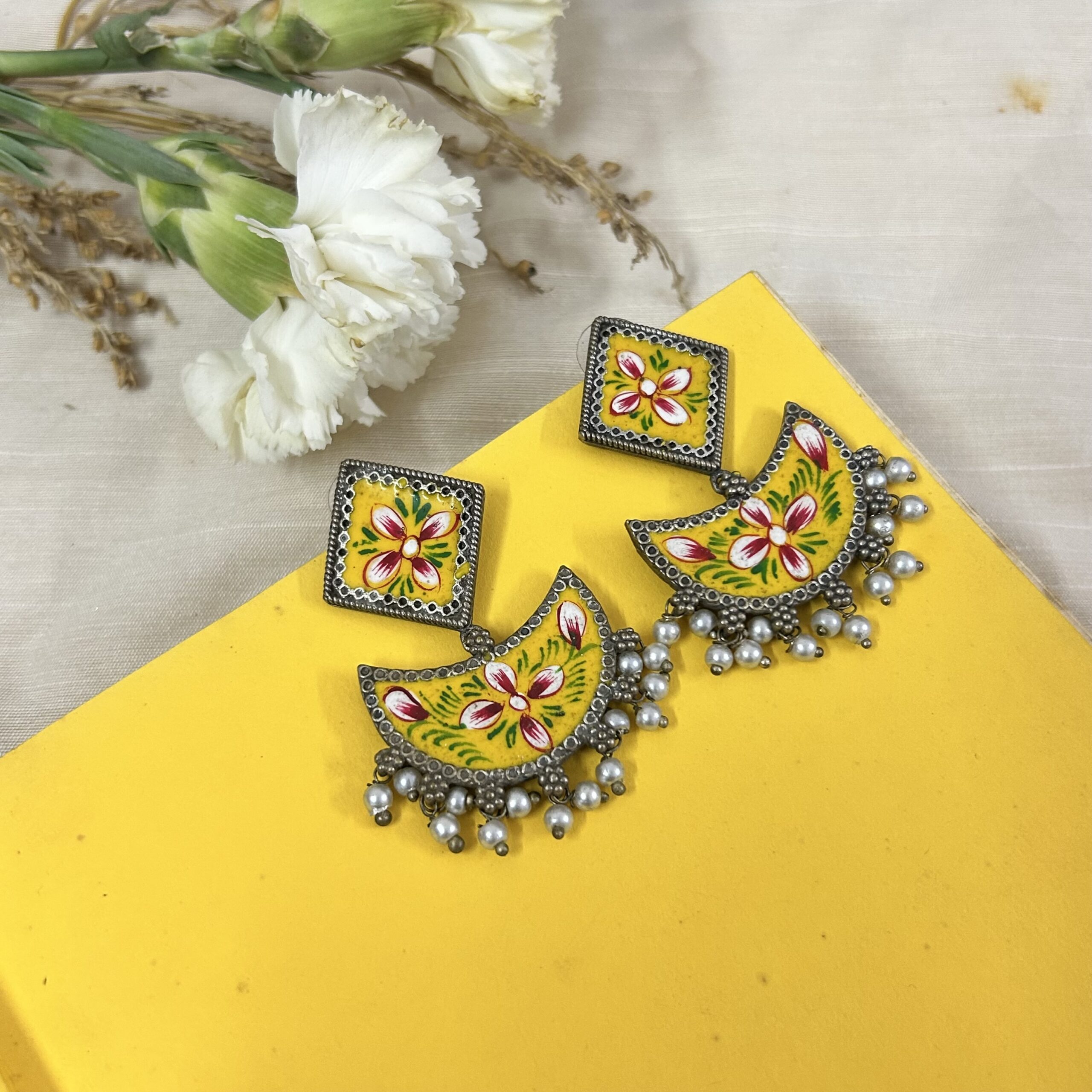Peethambari Dangling Earrings - Image 2