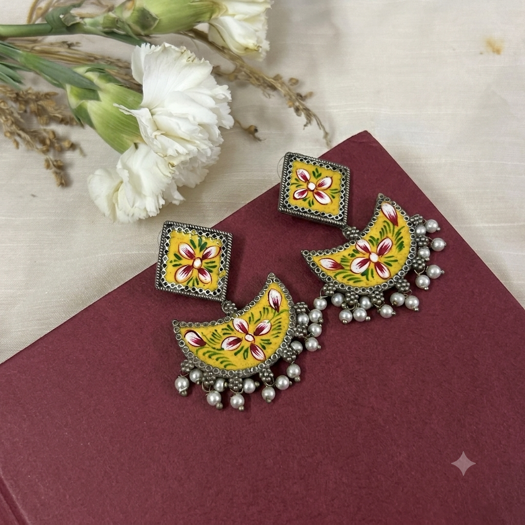 Peethambari Dangling Earrings