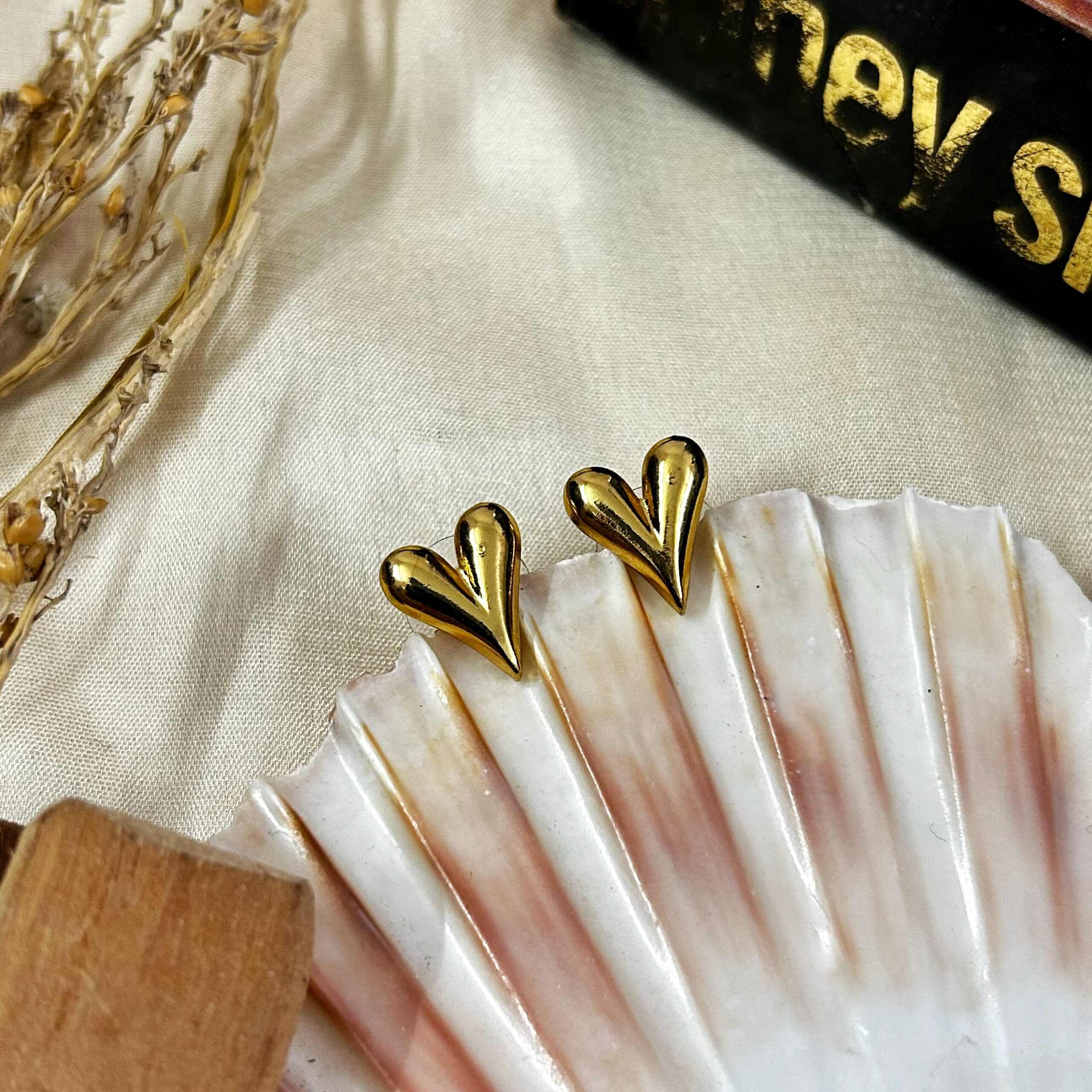 Bella Heart Studs