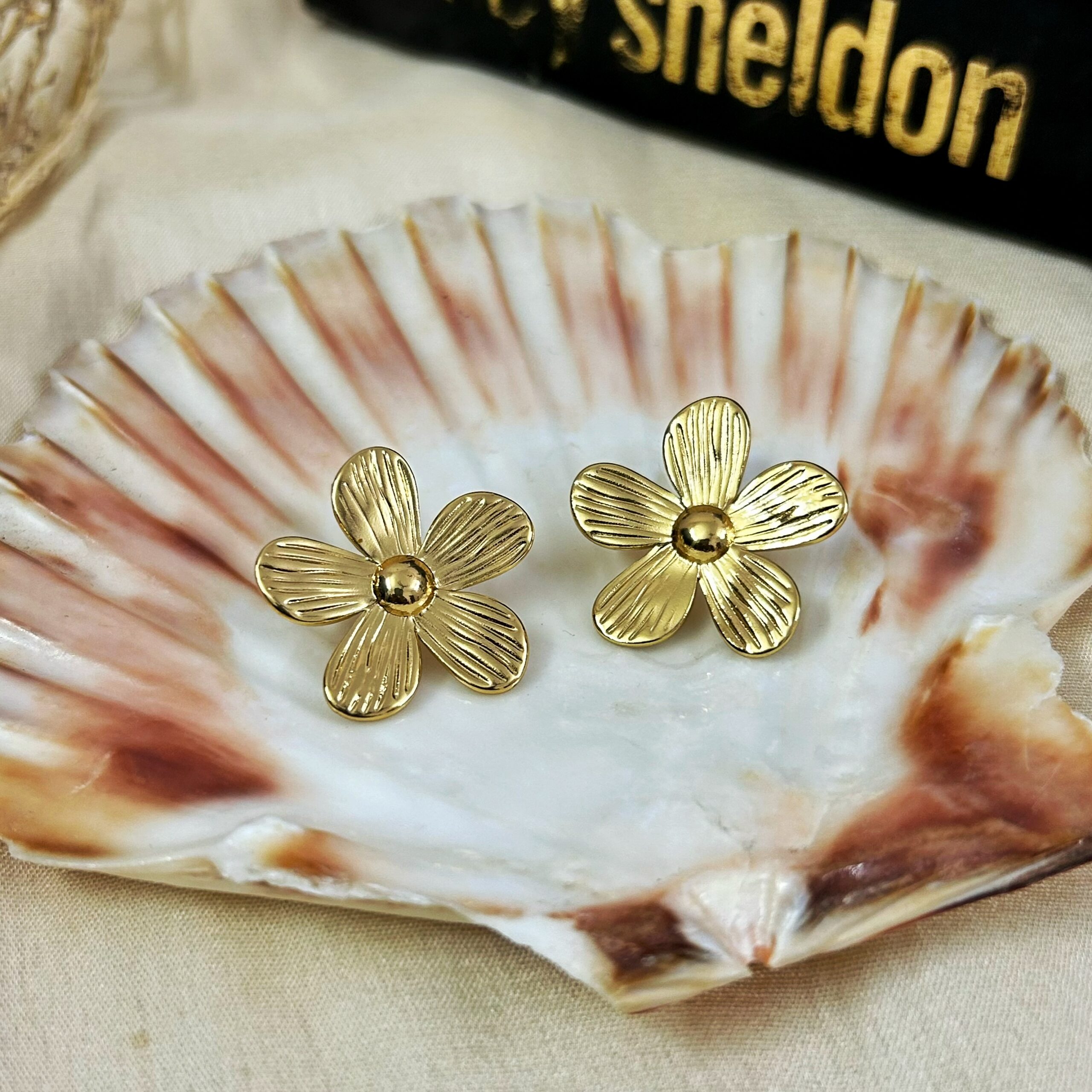 Fluted Bloosm Studs - Image 2