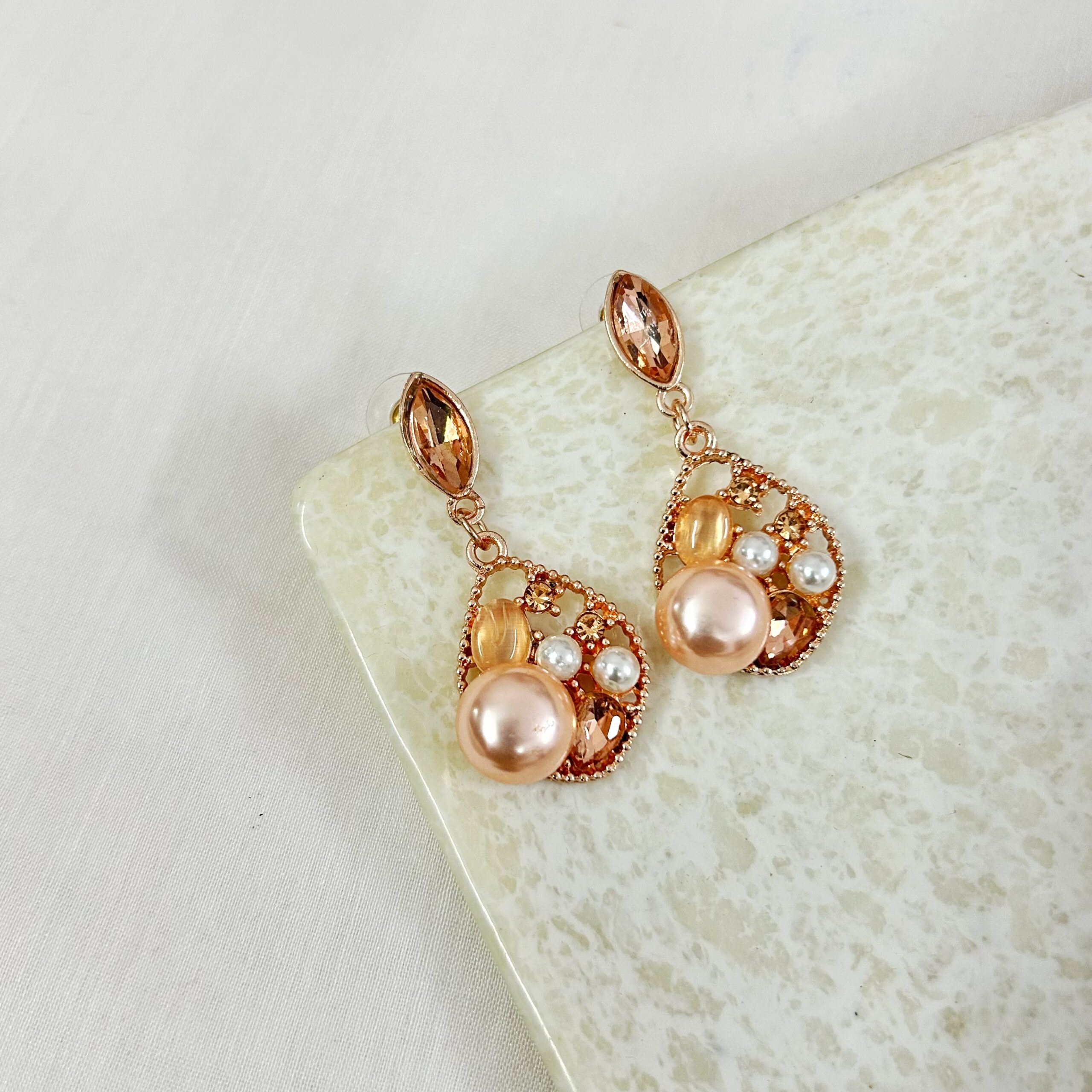 Blush Horizon Danglers